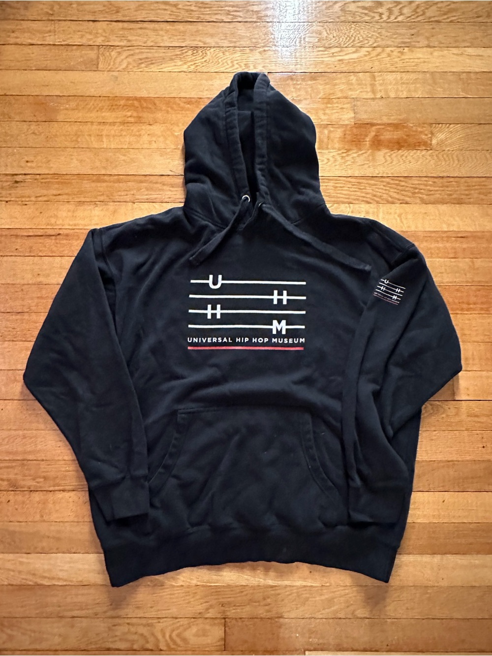 Rap Hip Hop - Universal Hip Hop Museum Hoodie Black XXL 2XL Vintage VTG